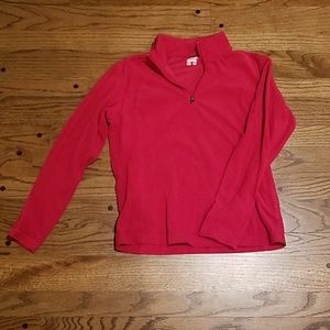 Red Columbia fleece